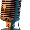 Metal Microphone On Stage - Thumbnail Image 1